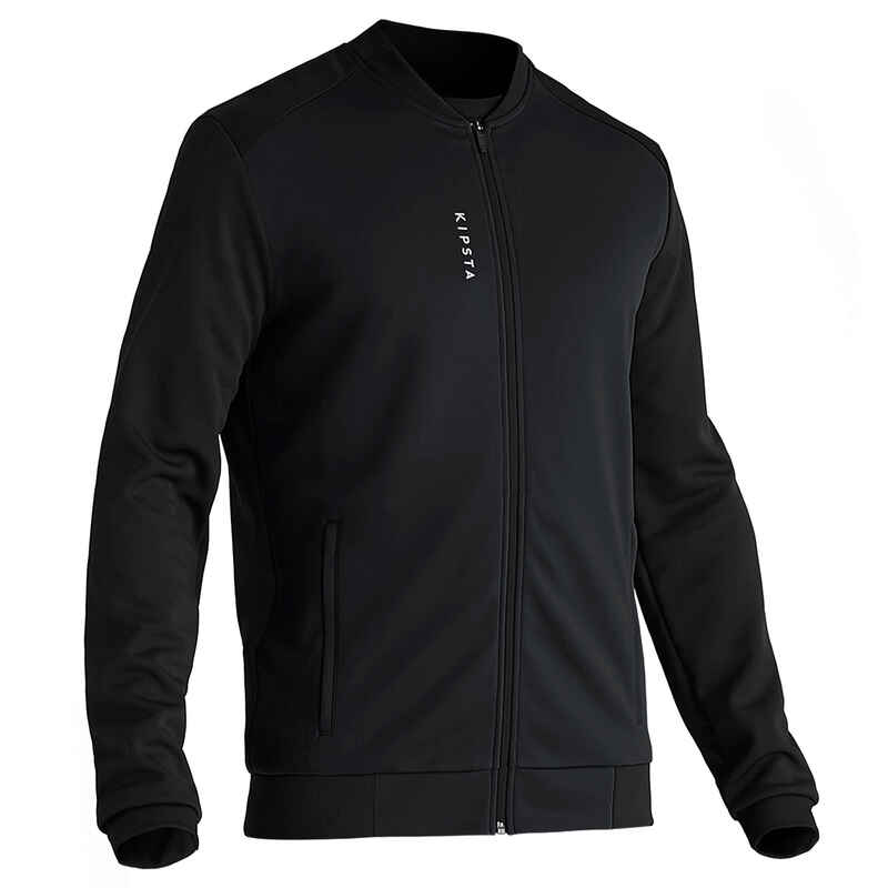 T100 Adult Light Football Jacket - Carbon Black