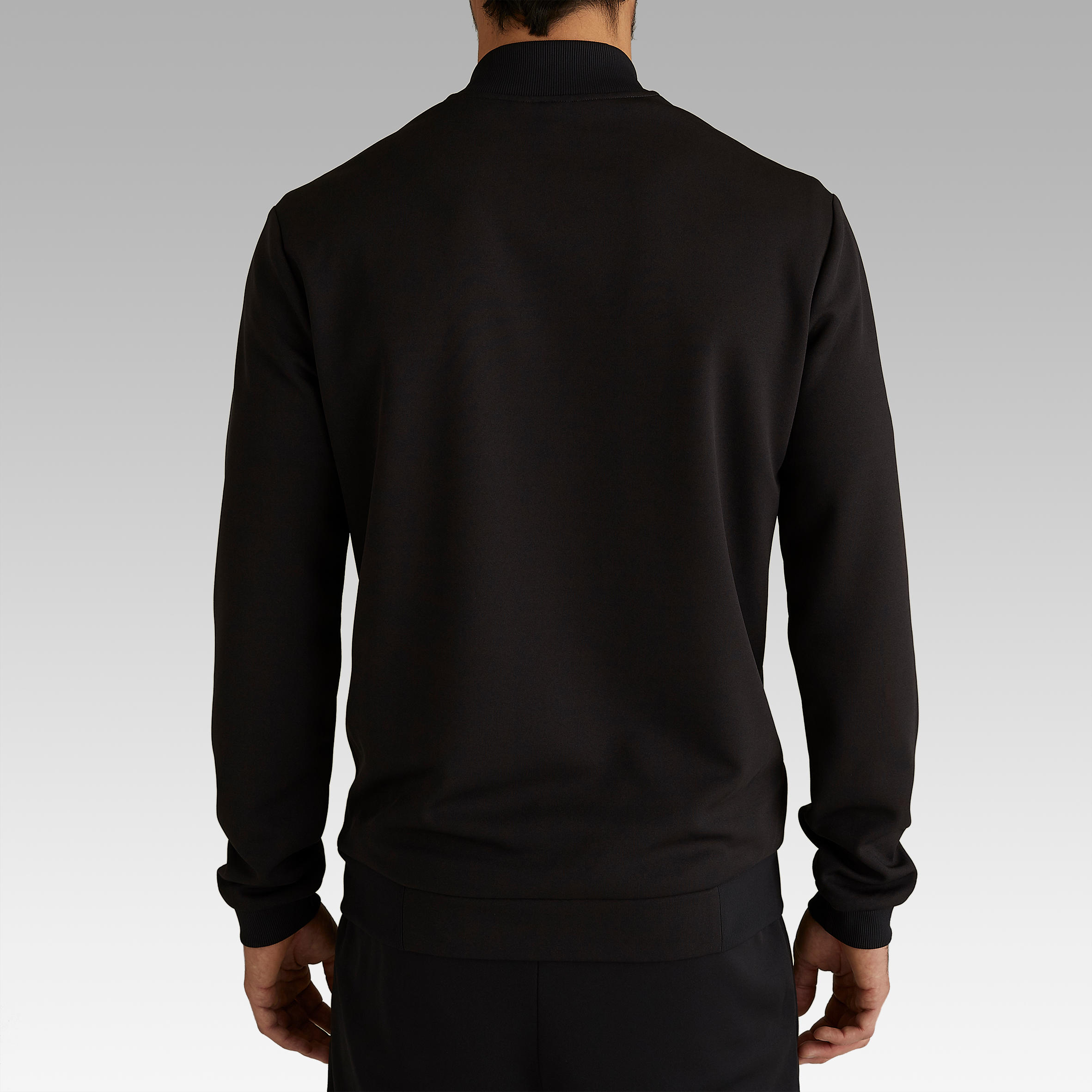 T100 Adult Light Football Jacket - Carbon Black 4/12