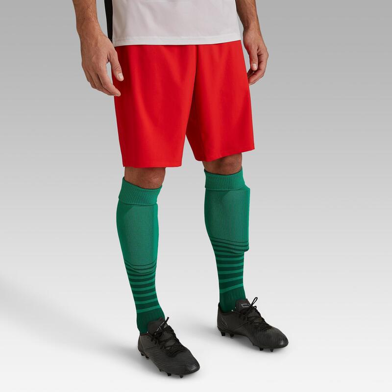 Voetbalshort voor volwassenen VIRALTO CLUB rood