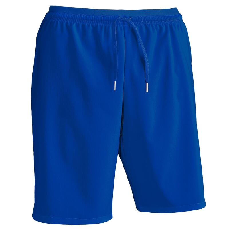 Pantalón Corto de Fútbol Kipsta F500 adulto azul