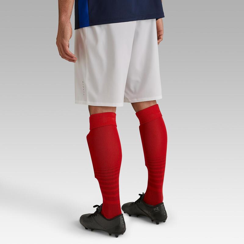 Pantaloncini calcio F500 bianchi