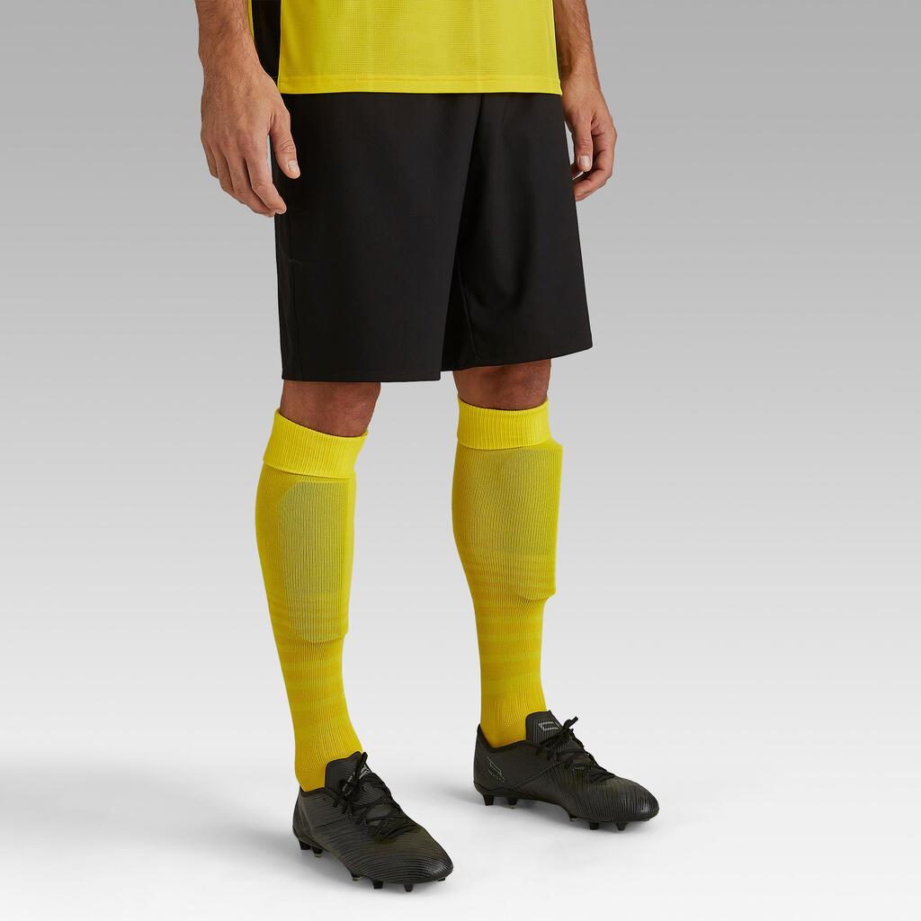 SHORT FÚTBOL HOMBRE F500 NEGRO