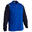Bluză impermeabilă protecție vânt fotbal T500 albastru Adulţi 