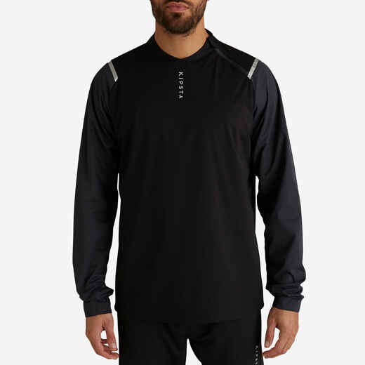 
      T500 Adult Football Waterproof Windbreaker - Carbon Black
  