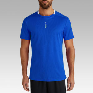 Camiseta de fútbol Adulto Kipsta F100 azul
