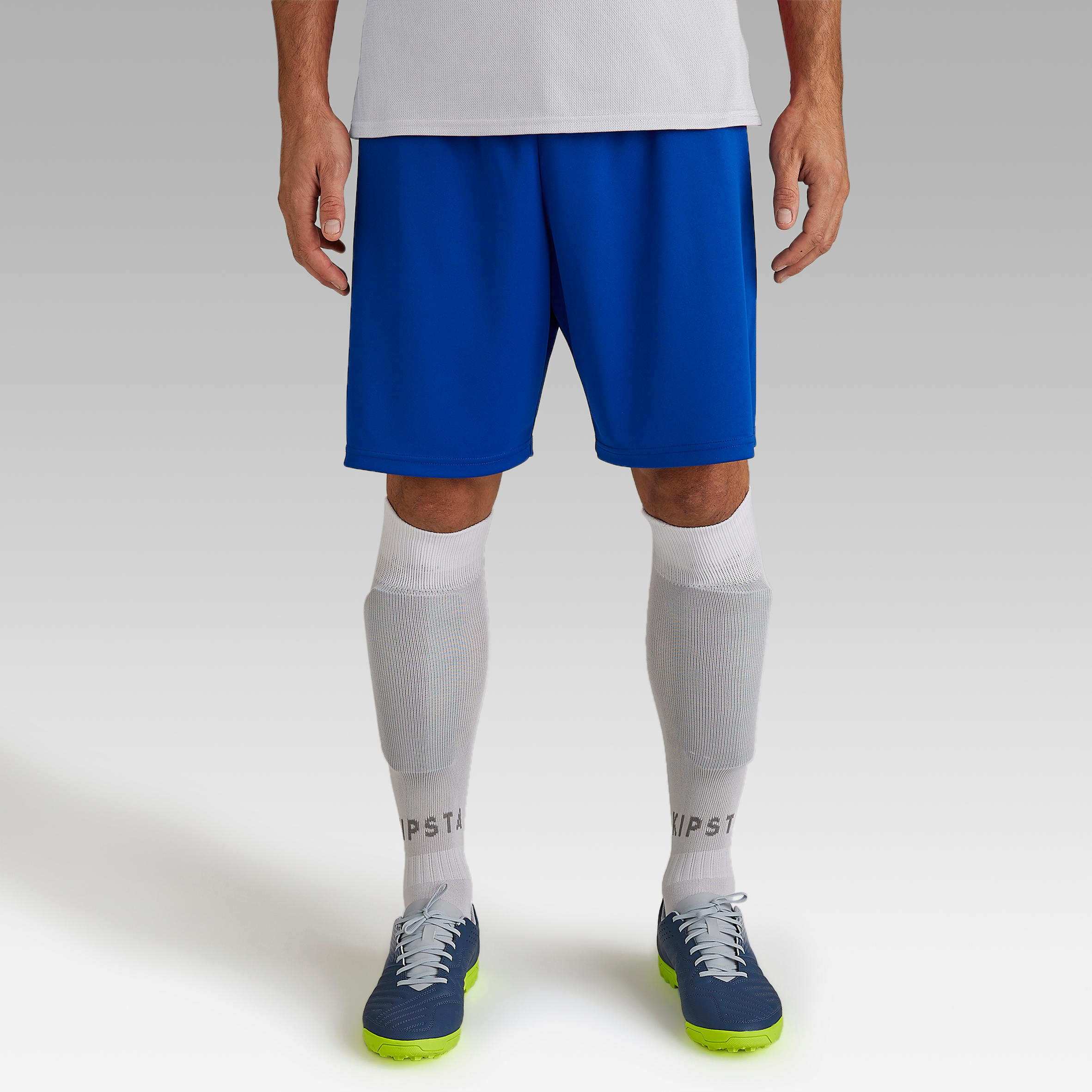 Quick-Drying Soccer Shorts - F 100 Blue - KIPSTA