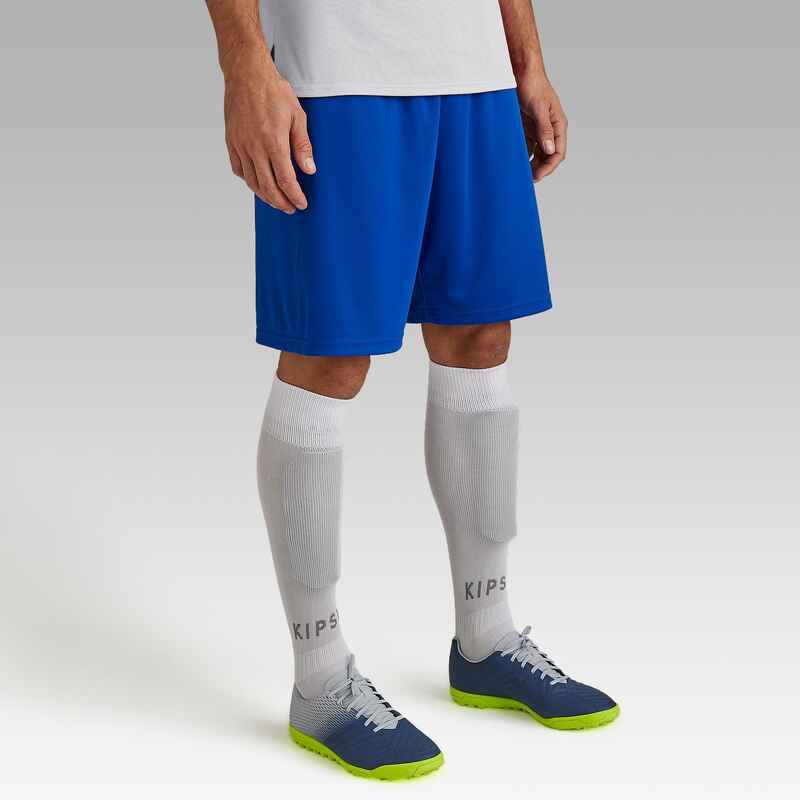 Pantalón corto de fútbol Adulto Kipsta F100 azul