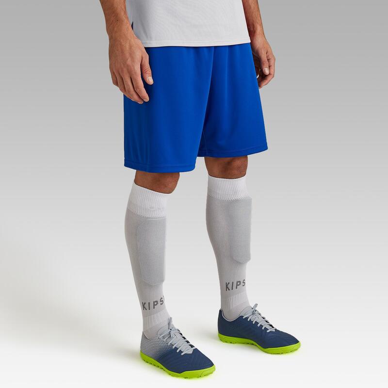 Pantalón corto de fútbol Adulto Kipsta F100 azul