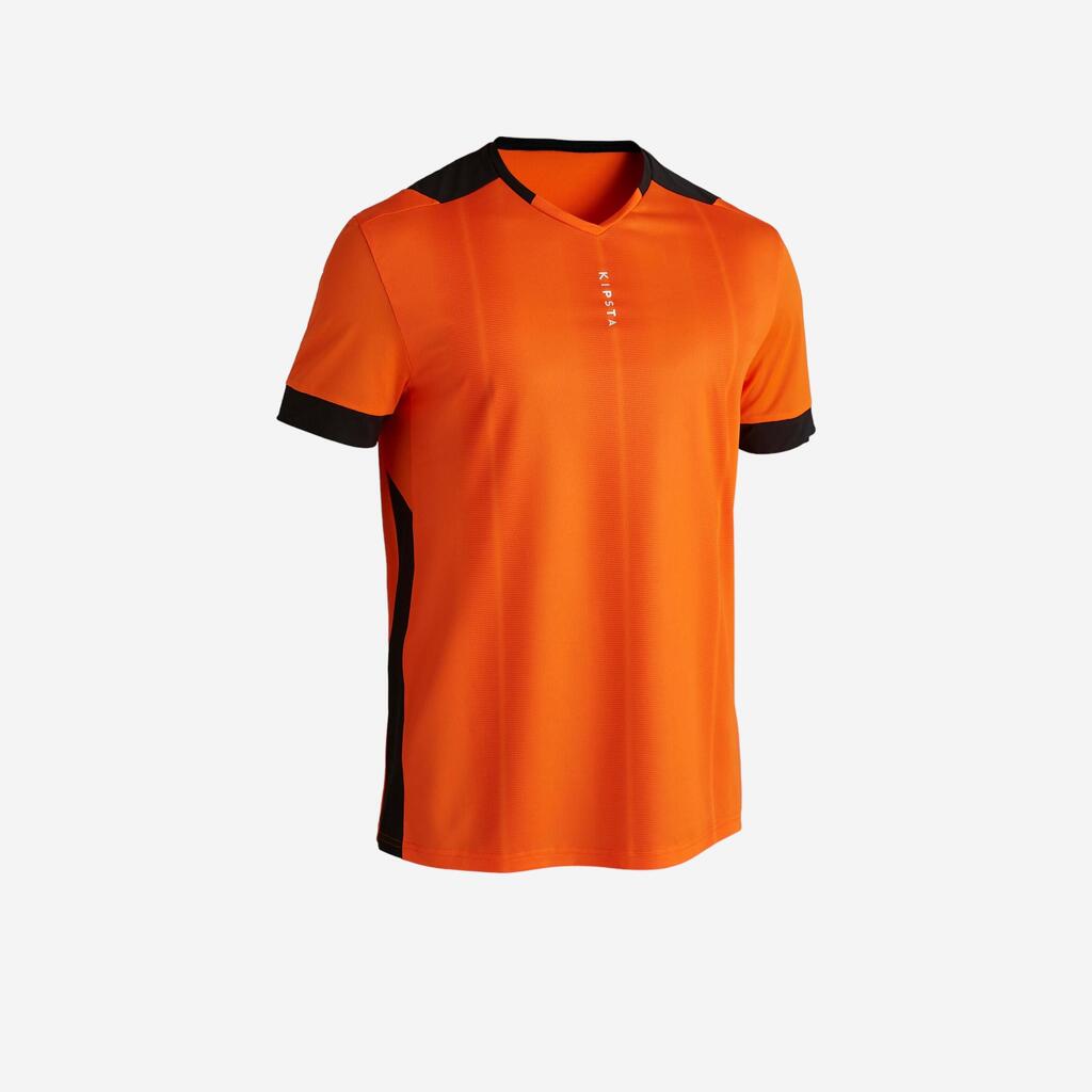 Oranžna majica s kratkimi rokavi F500 za odrasle