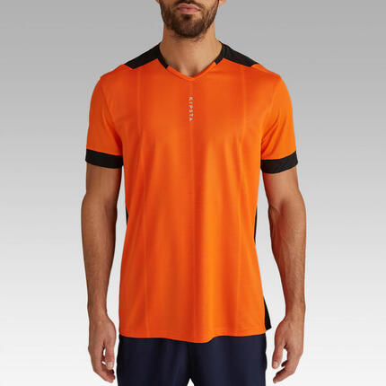 Camiseta fútbol Adulto Kipsta F500 naranja