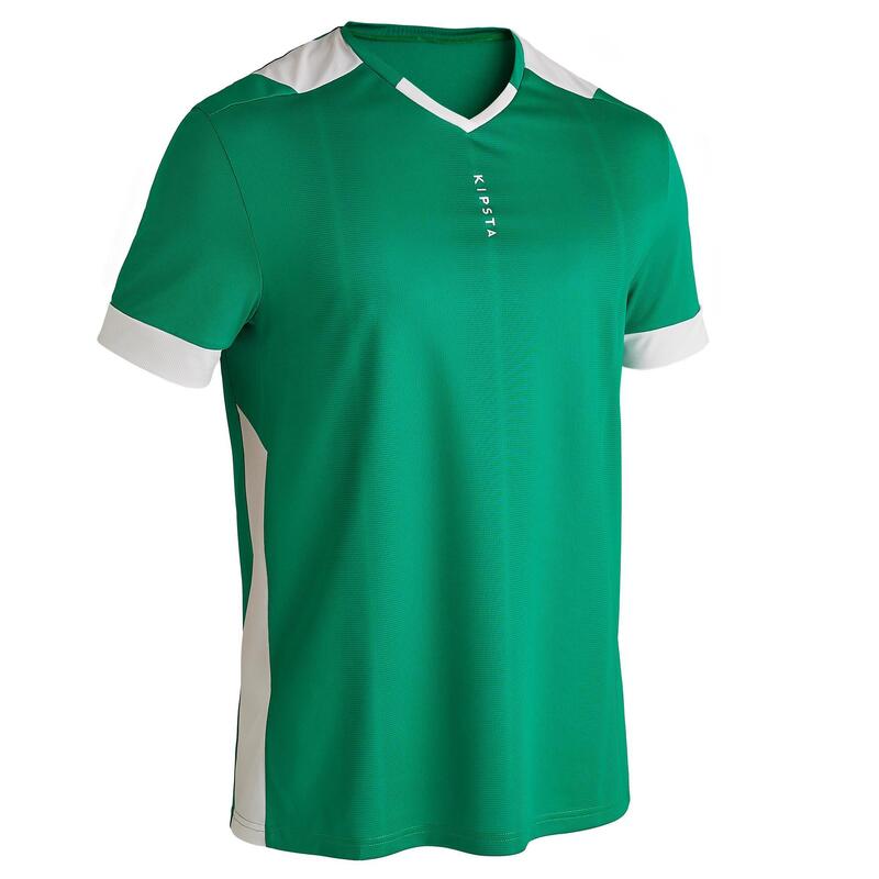 Voetbalshirt F500 voor volwassenen groen