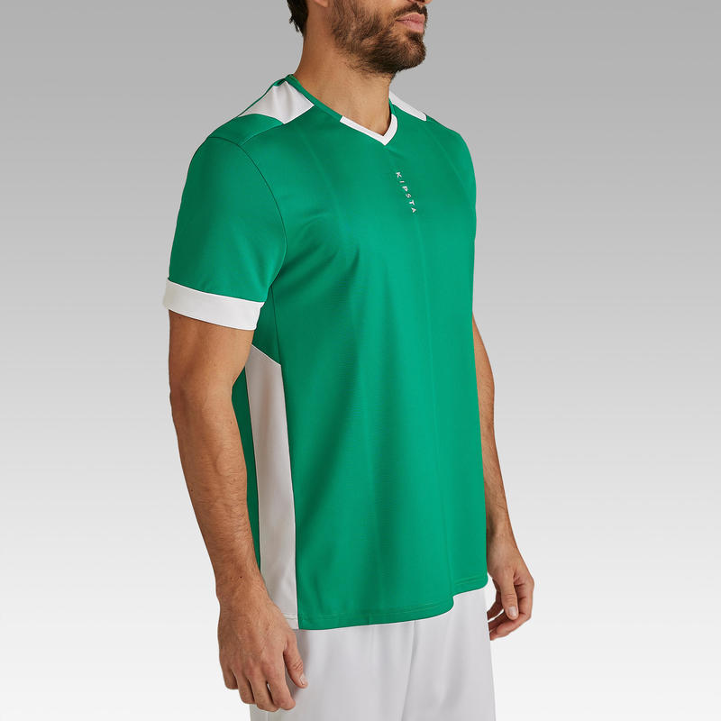 F500 Adult Football Jersey Green Decathlon