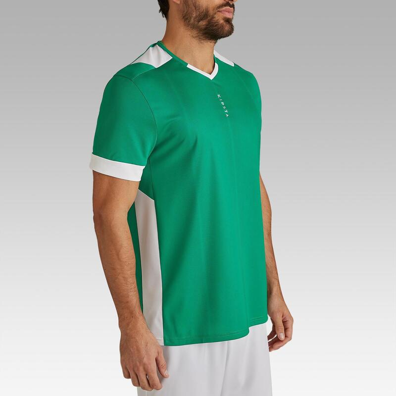 Voetbalshirt F500 voor volwassenen groen