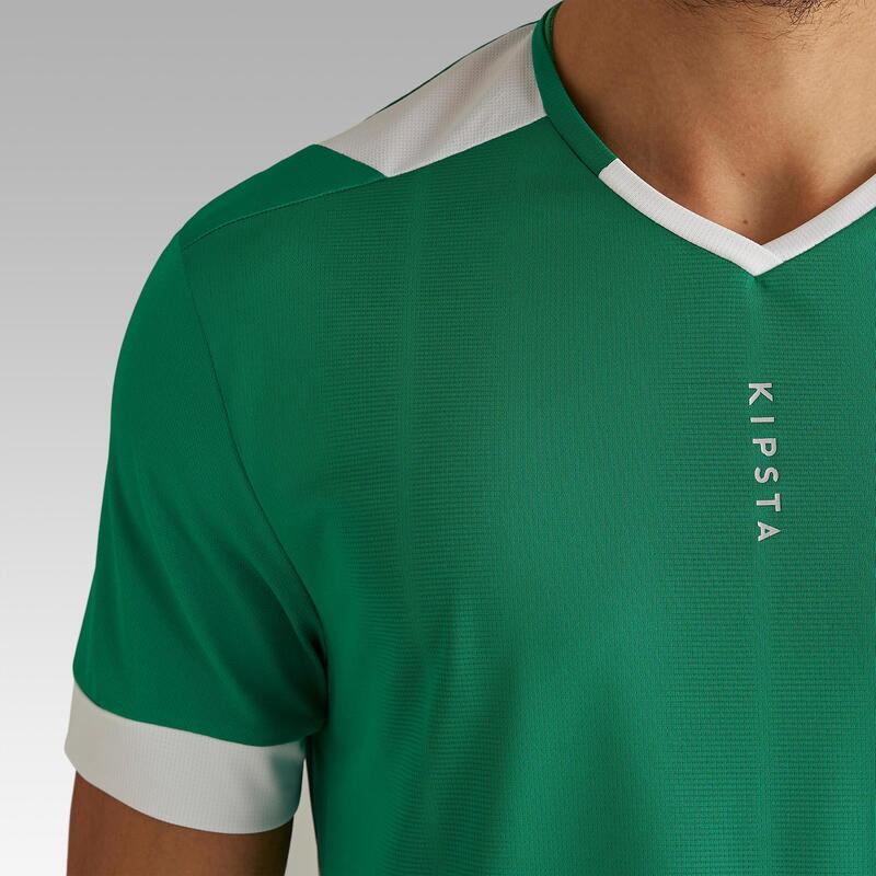 Voetbalshirt F500 voor volwassenen groen