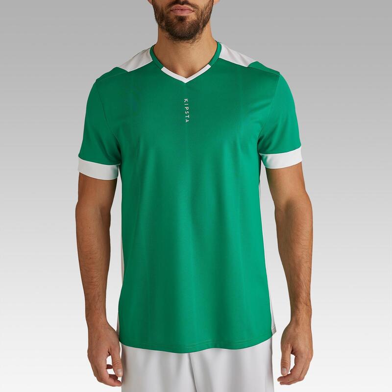 Voetbalshirt F500 voor volwassenen groen