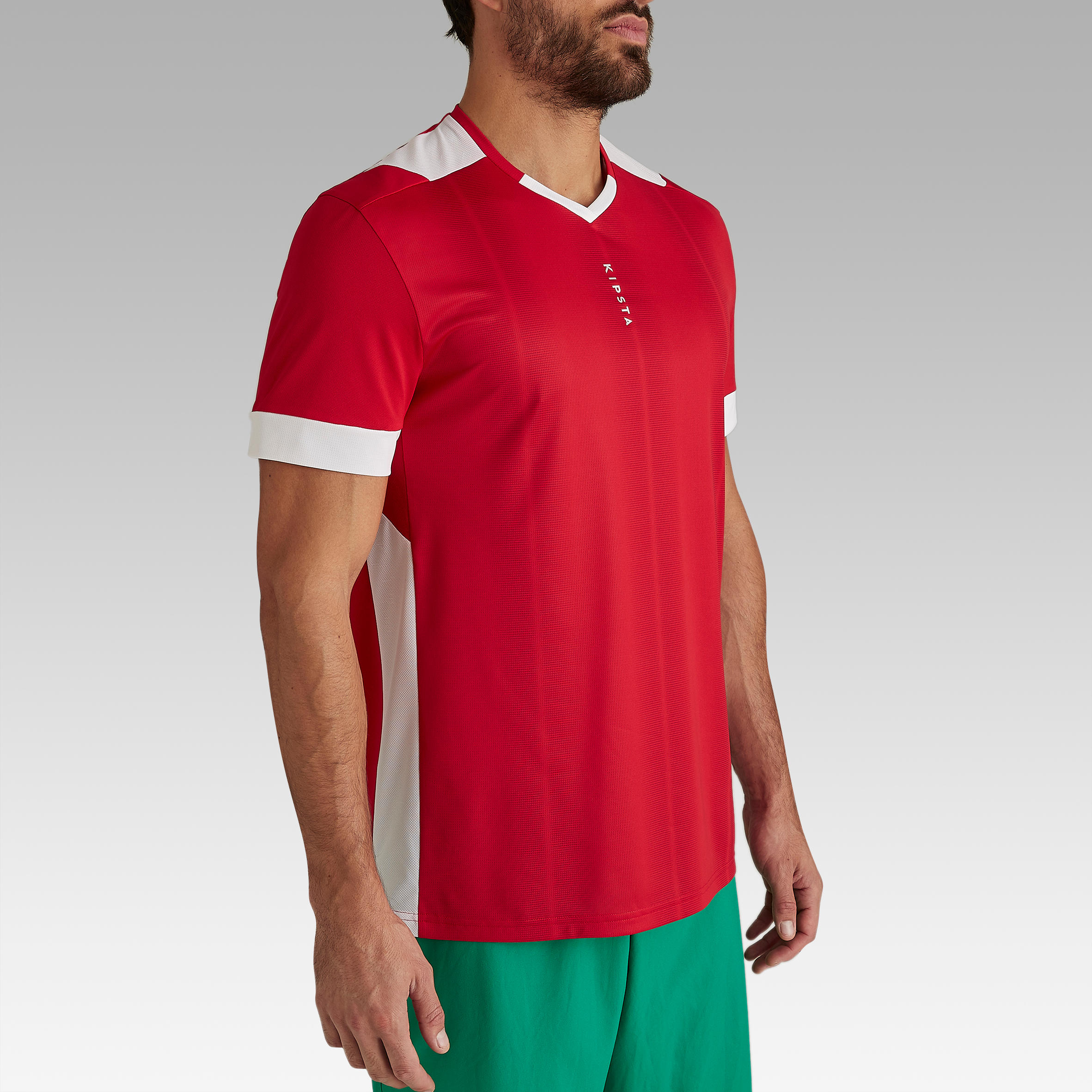 F500 Adult Football Jersey - Red 3/10