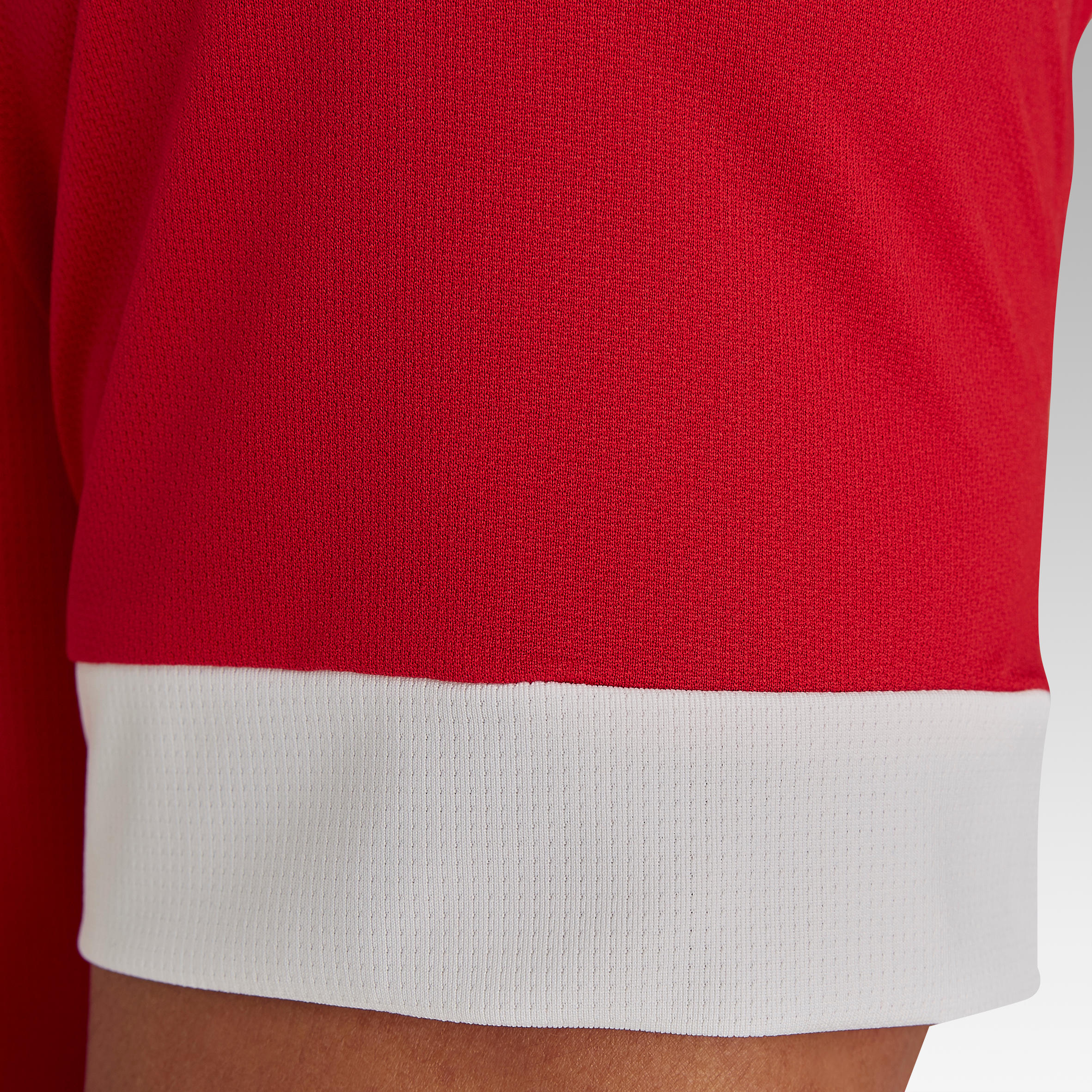 F500 Adult Football Jersey - Red 8/10