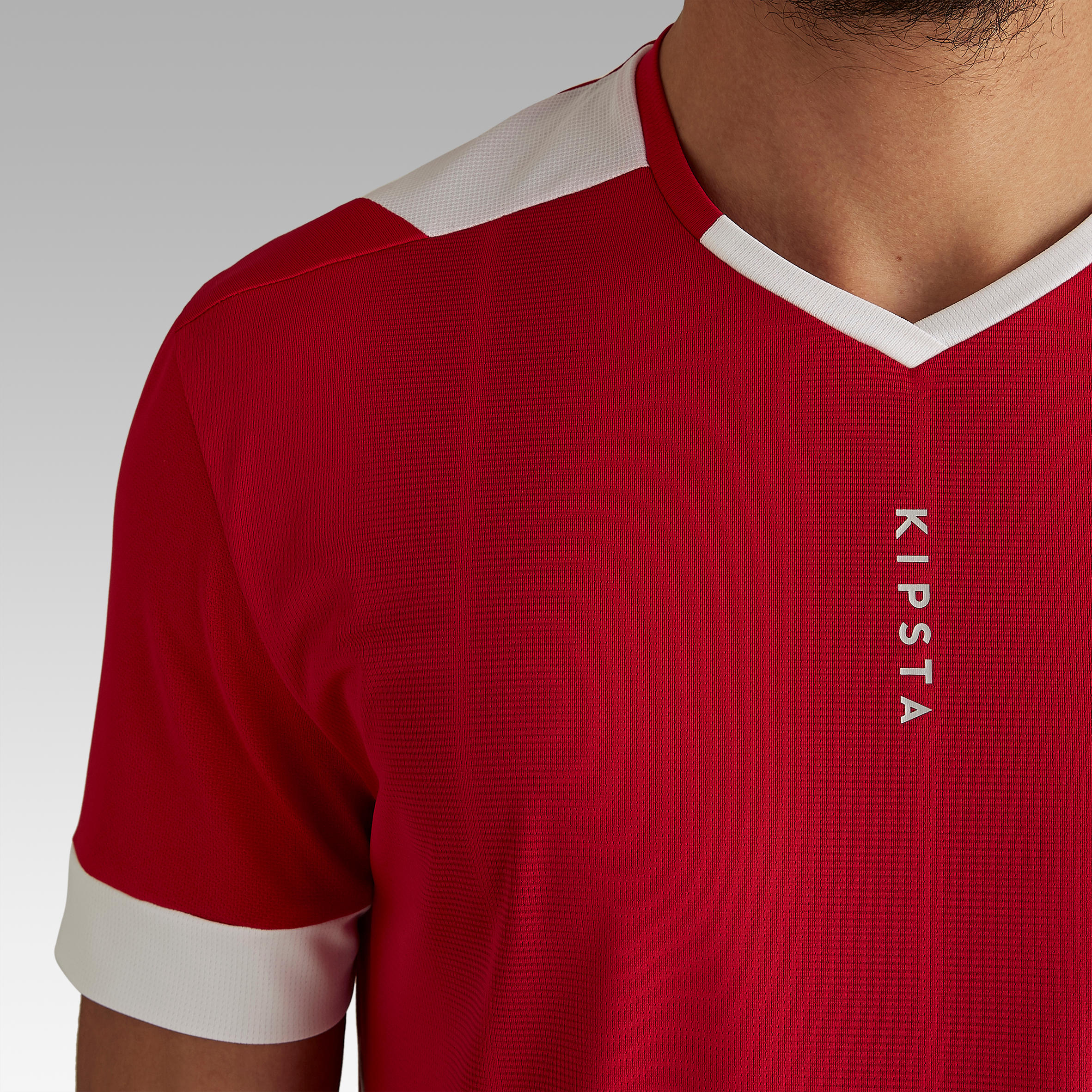 F500 Adult Football Jersey - Red 6/10