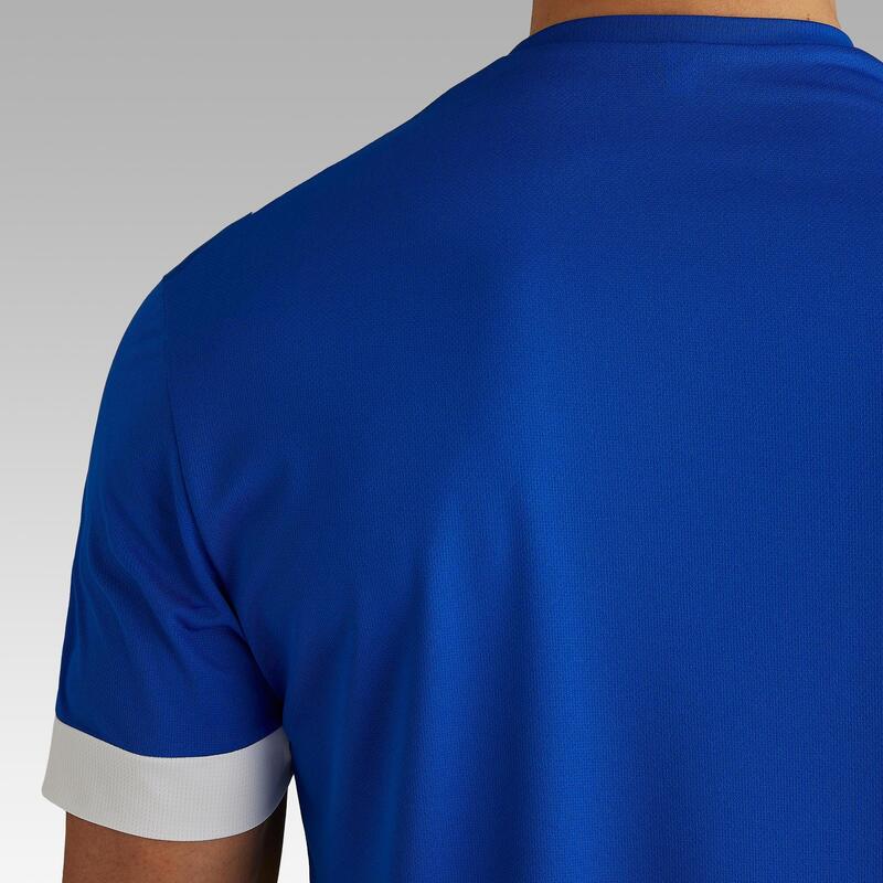 Voetbalshirt voor volwassenen F500 blauw