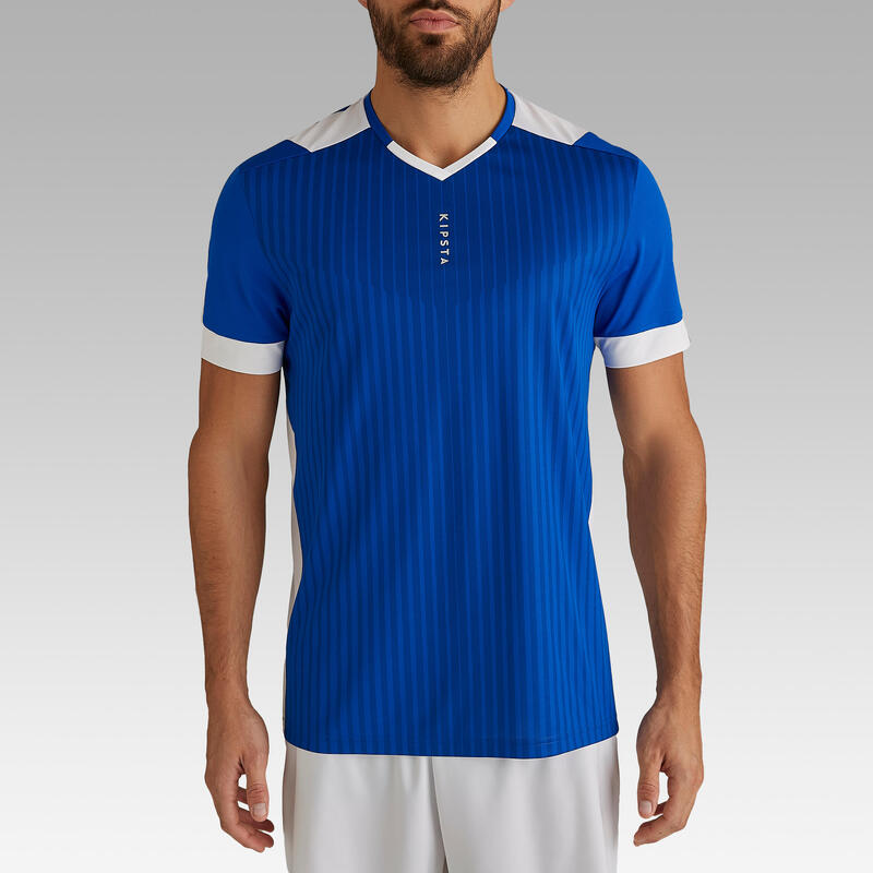 Maillot de football adulte F500 bleu