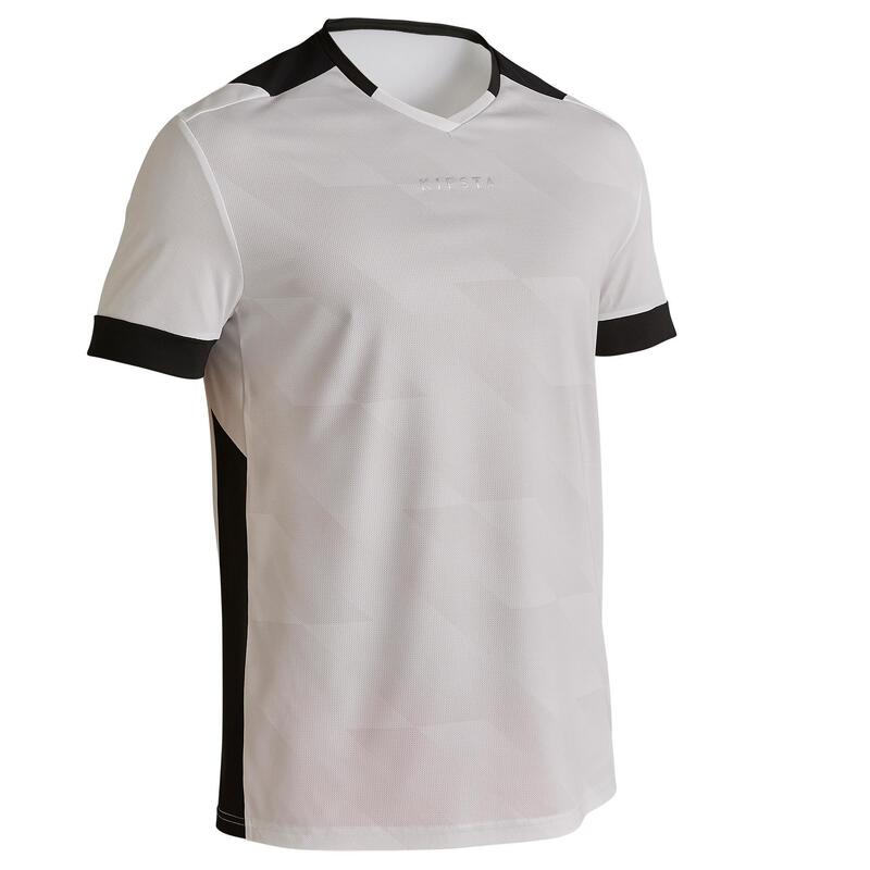 Camiseta fútbol Adulto Kipsta F500 blanca