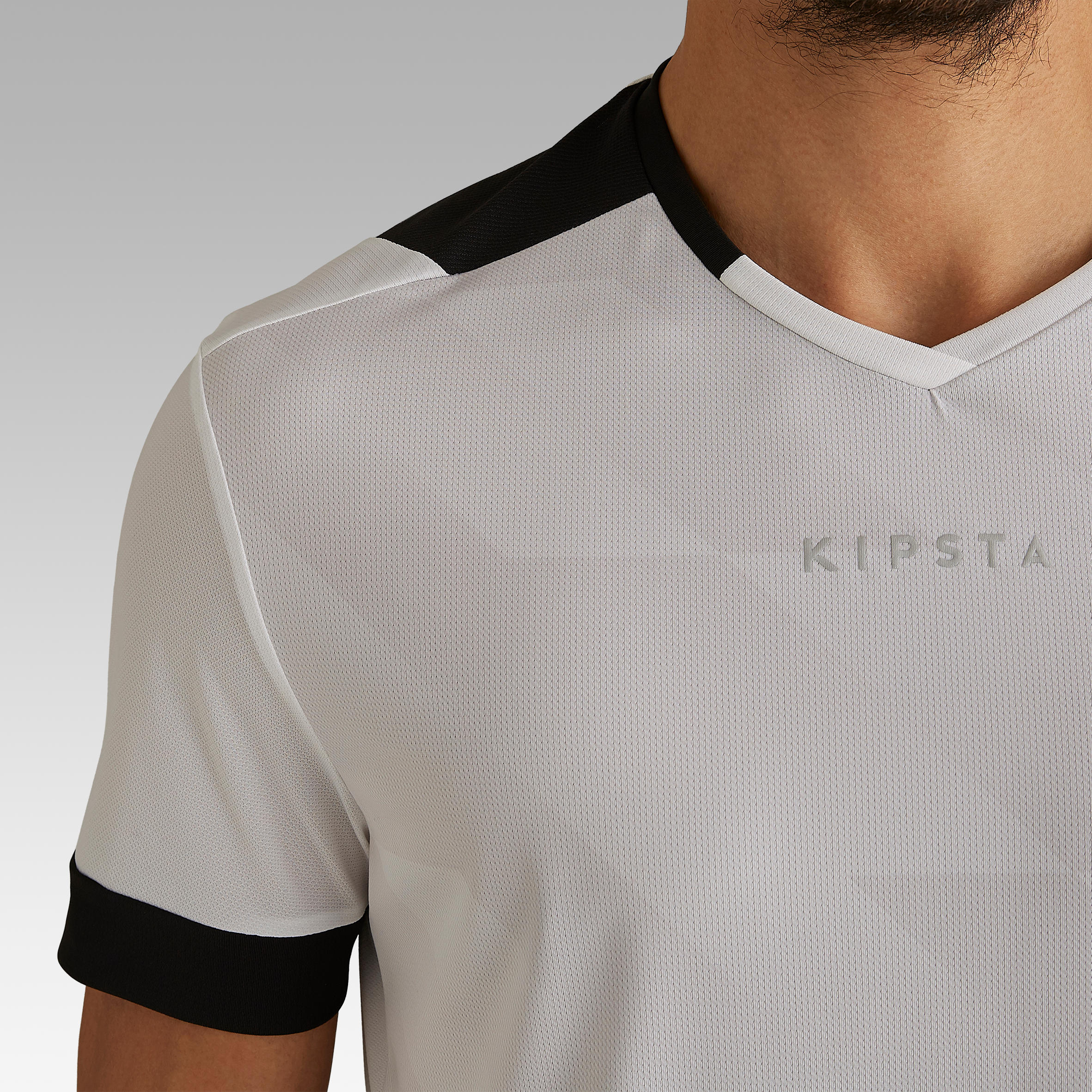 Samarreta futbol adult F500 blanc 5/9