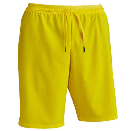 F500 Adult Football Shorts - Yellow