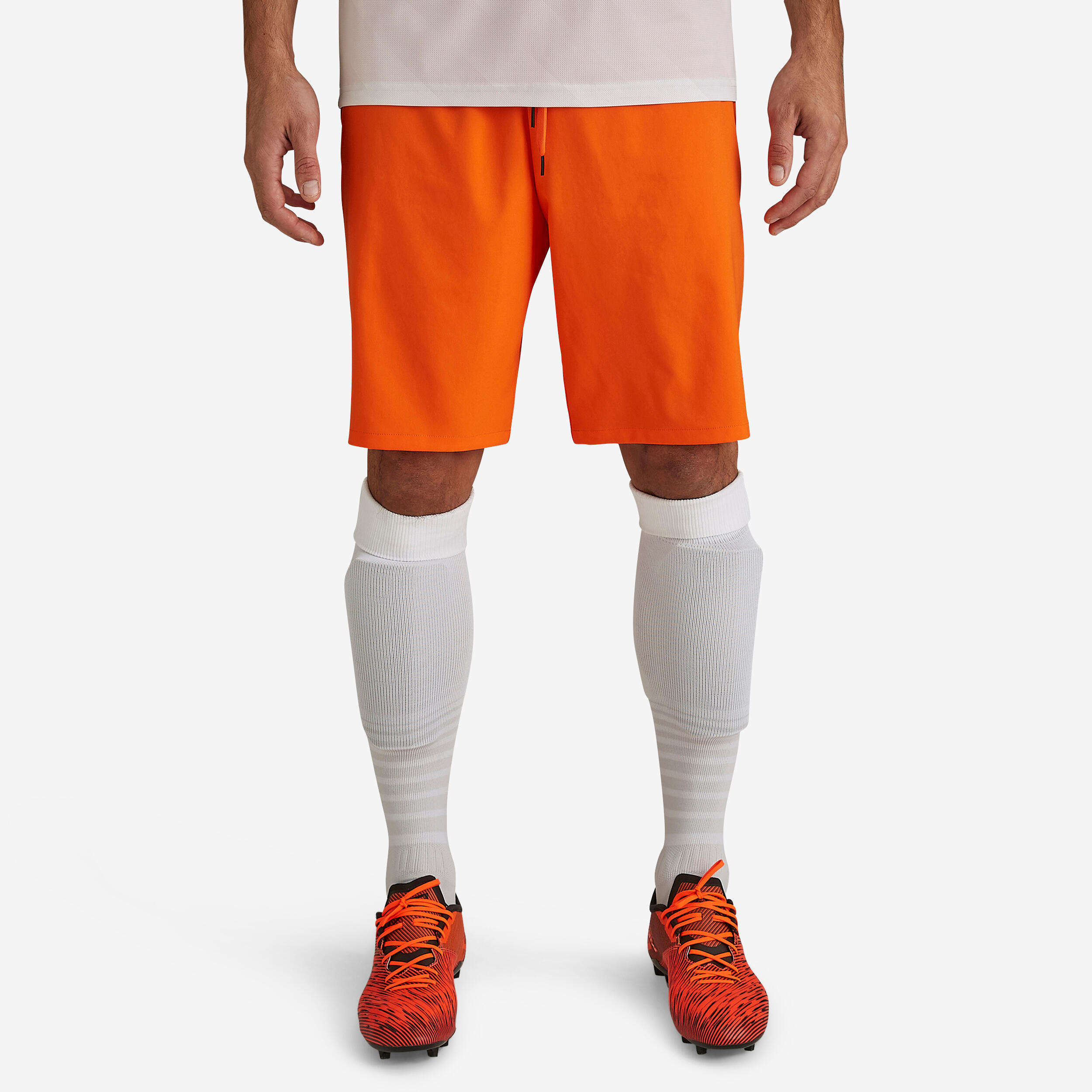 Adult Football Shorts Viralto Club - Orange 2/8