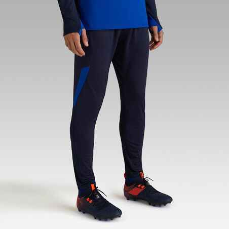 מכנסי אימון כדורגל דגם T500 למבוגרים- כחול נייבי