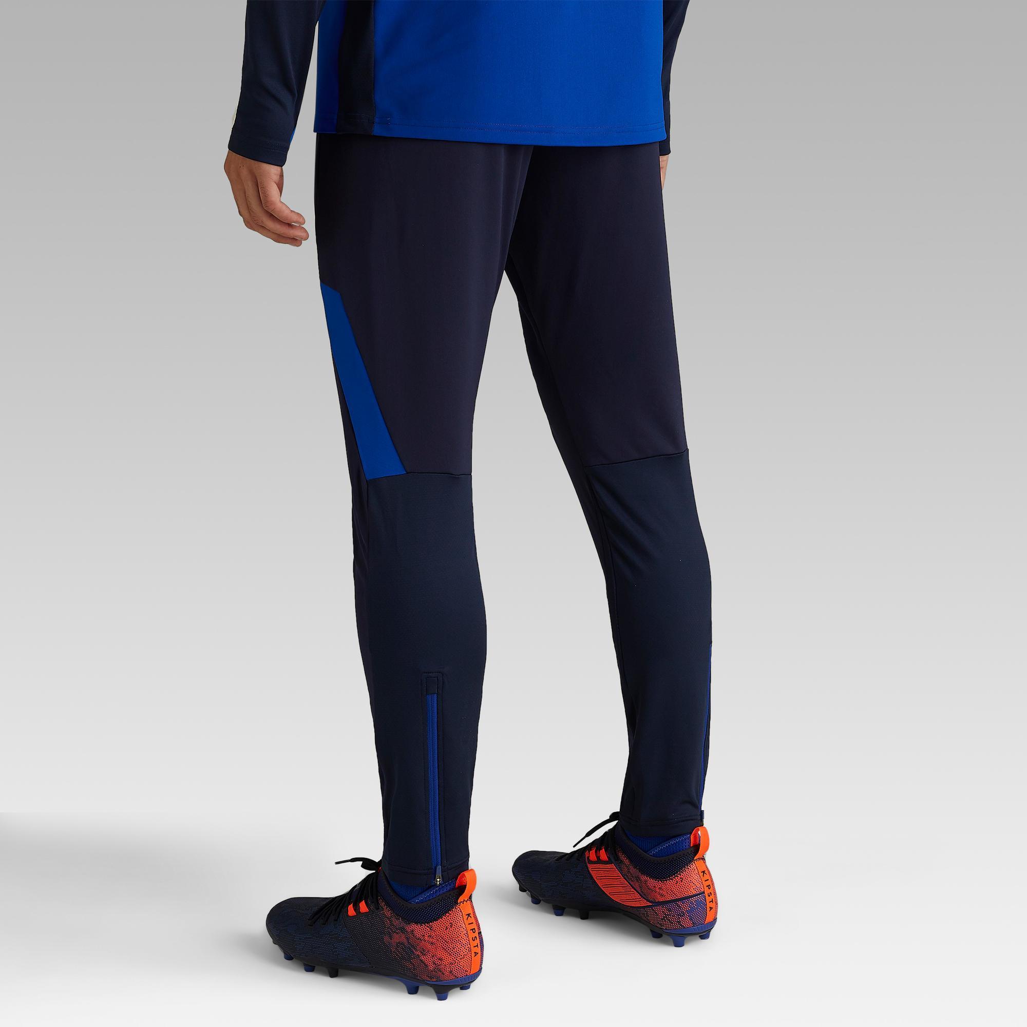 Pantalon de football adulte T500 bleu fonc KIPSTA Decathlon