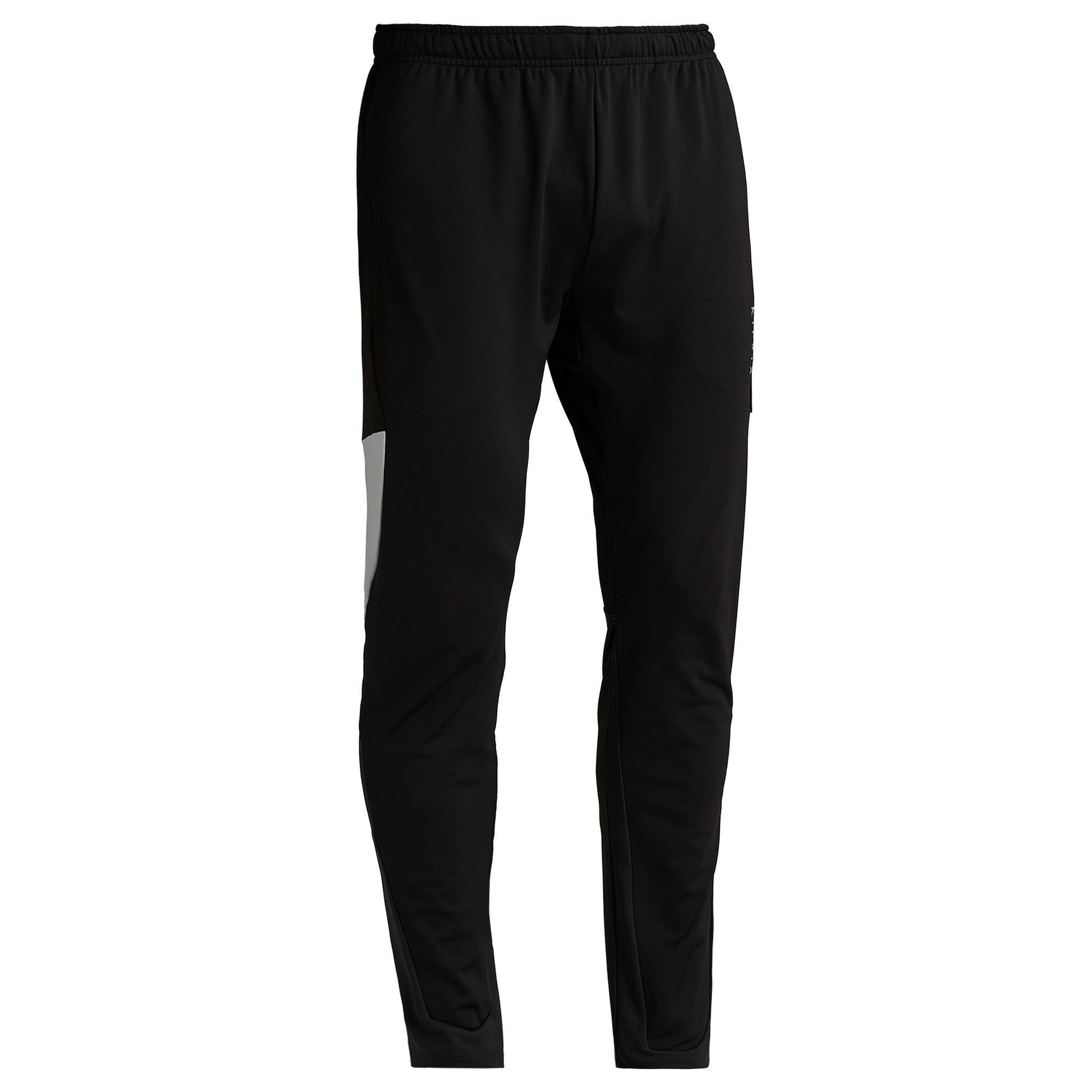 Pantalon Fotbal T500 negru Adulţi