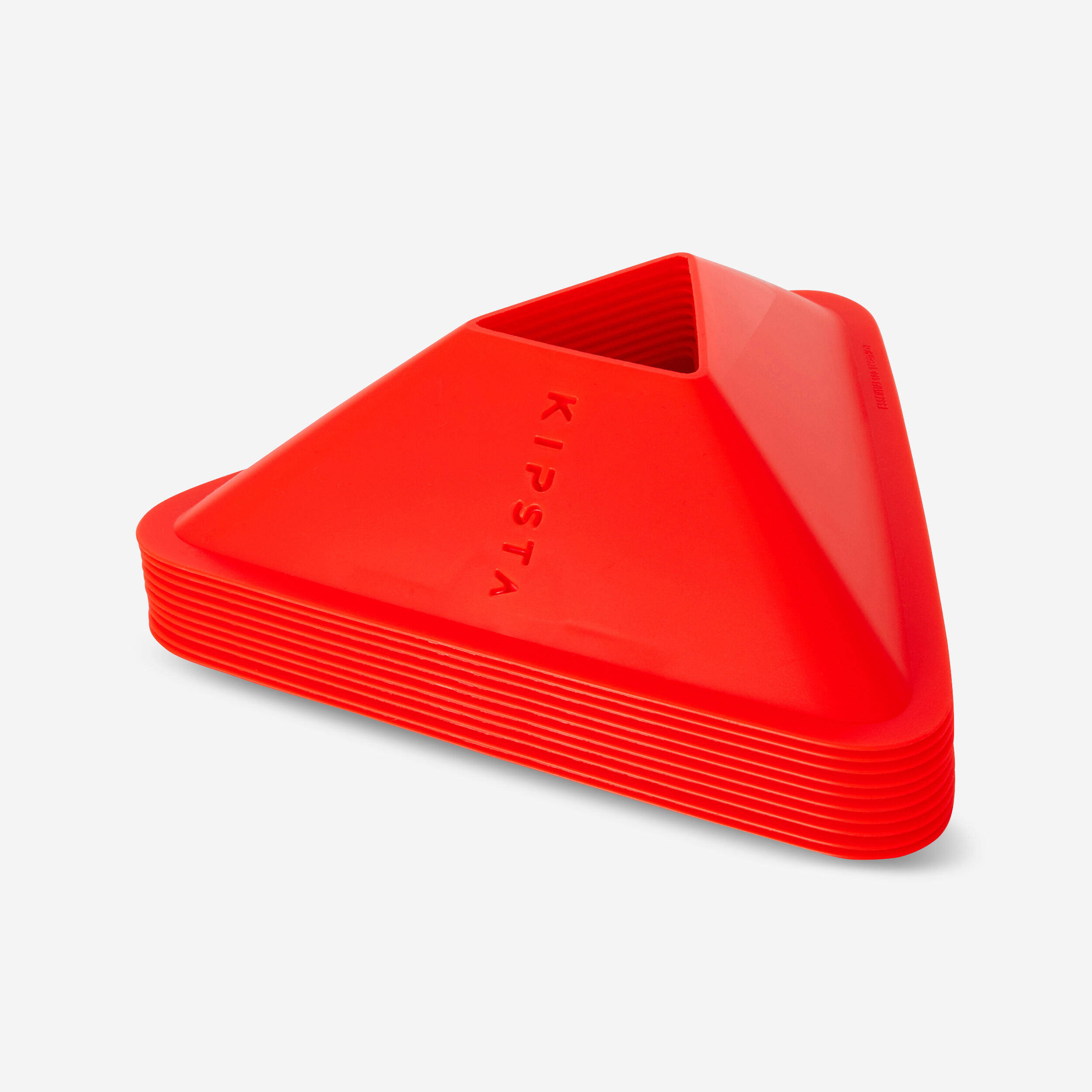 Essential Football Training Flat Markers 10-Pack - Orange -  3
