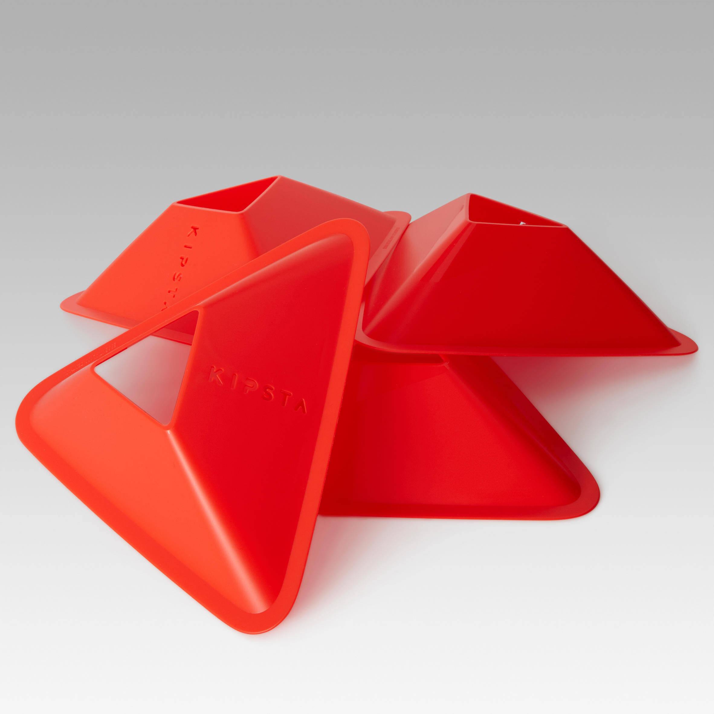 Essential Football Training Flat Markers 10-Pack - Orange -  4