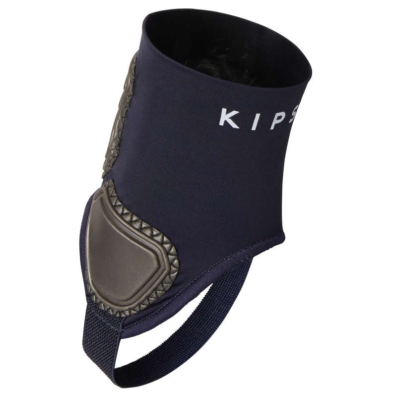 KIPSTA Adult Football Ankle Guard Midnight Blue Decathlon