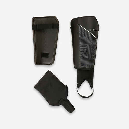 
      Adult Football Shin Pads Essential 140 - Black
  