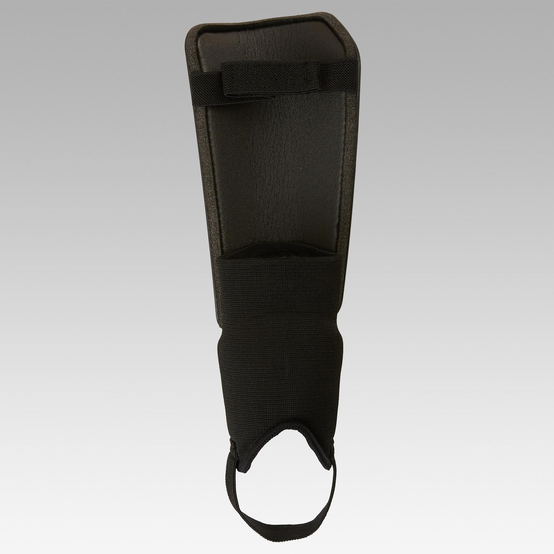 Kids' Football Shin Pads Essential 140 Black
