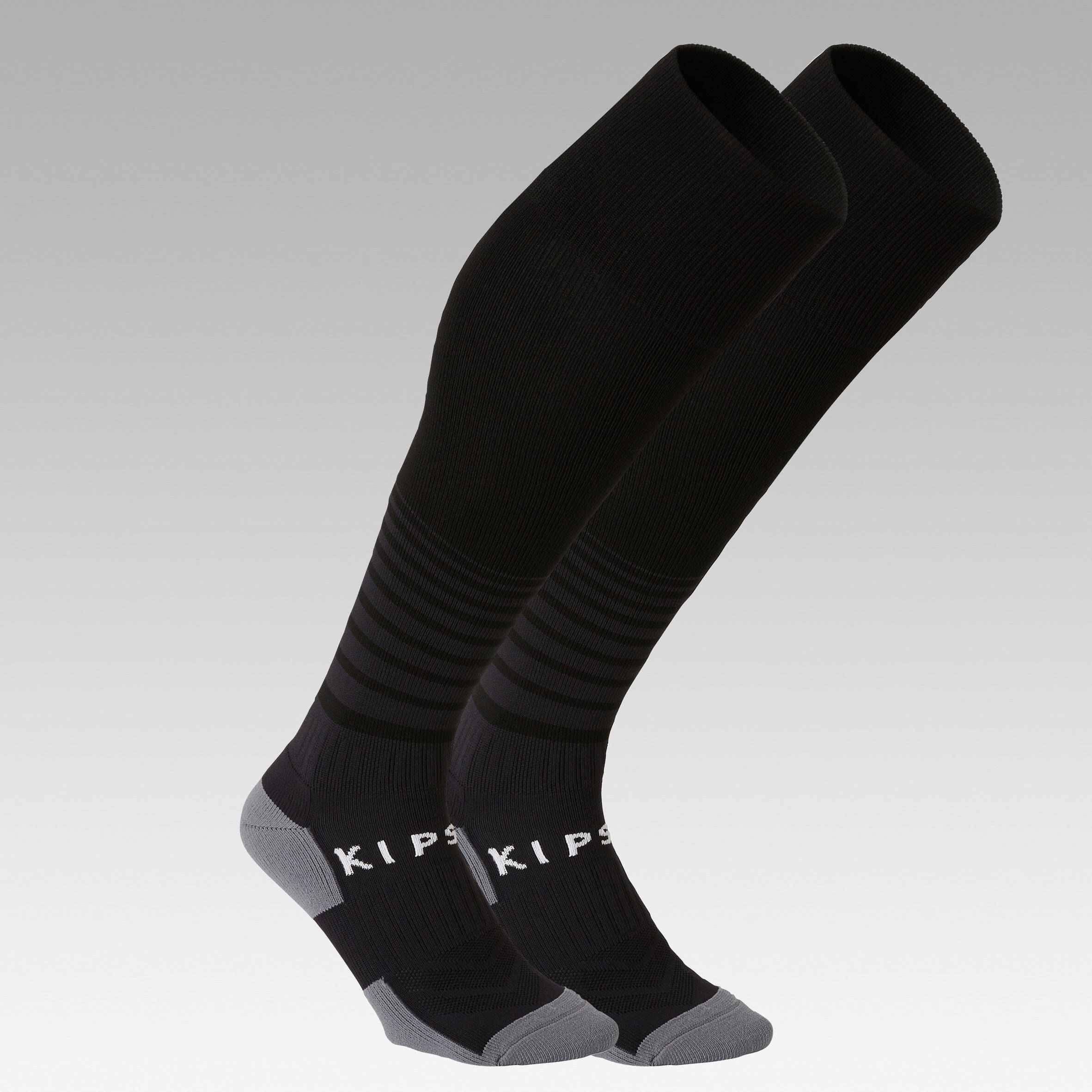Kids Football Socks F100 - Black -  1