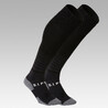 Kids Football Socks Viralto - Black with Stripes