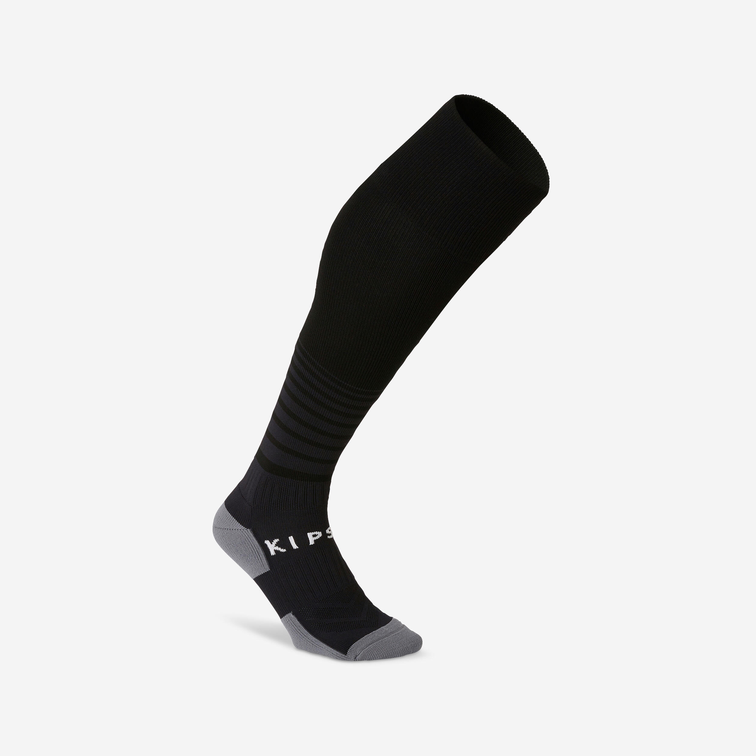 Chaussettes de football F500 noir - Adultes - KIPSTA