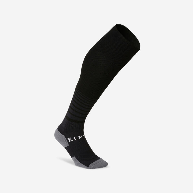 Bas de soccer rayée enfant F500 noir Bas de soccer rayée enfant F500 noir