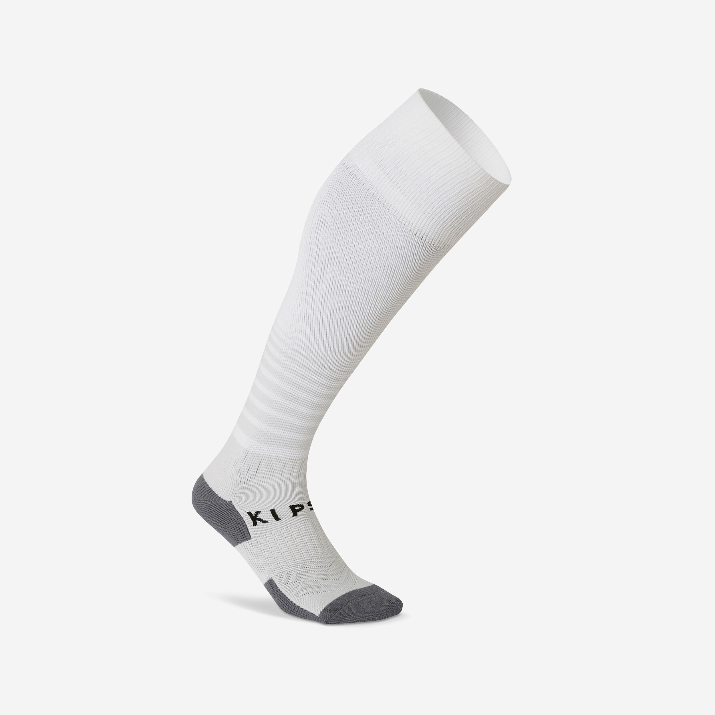 Chaussettes de football adulte F500 blanc - KIPSTA