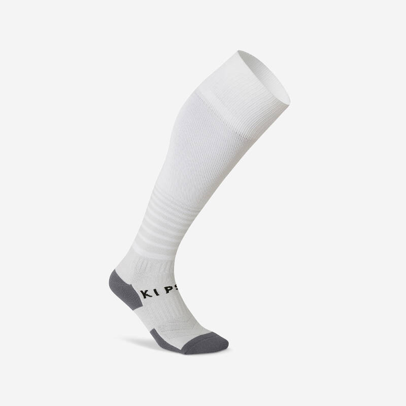 Calcetas de fútbol adulto F500 blanco - Decathlon