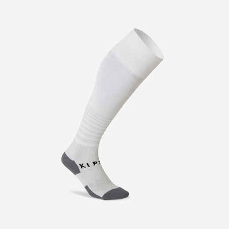 Calcetas de fútbol adulto F500 blanco