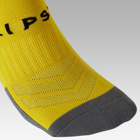 Chaussettes de football rayée enfant VIRALTO CLUB JR  jaune