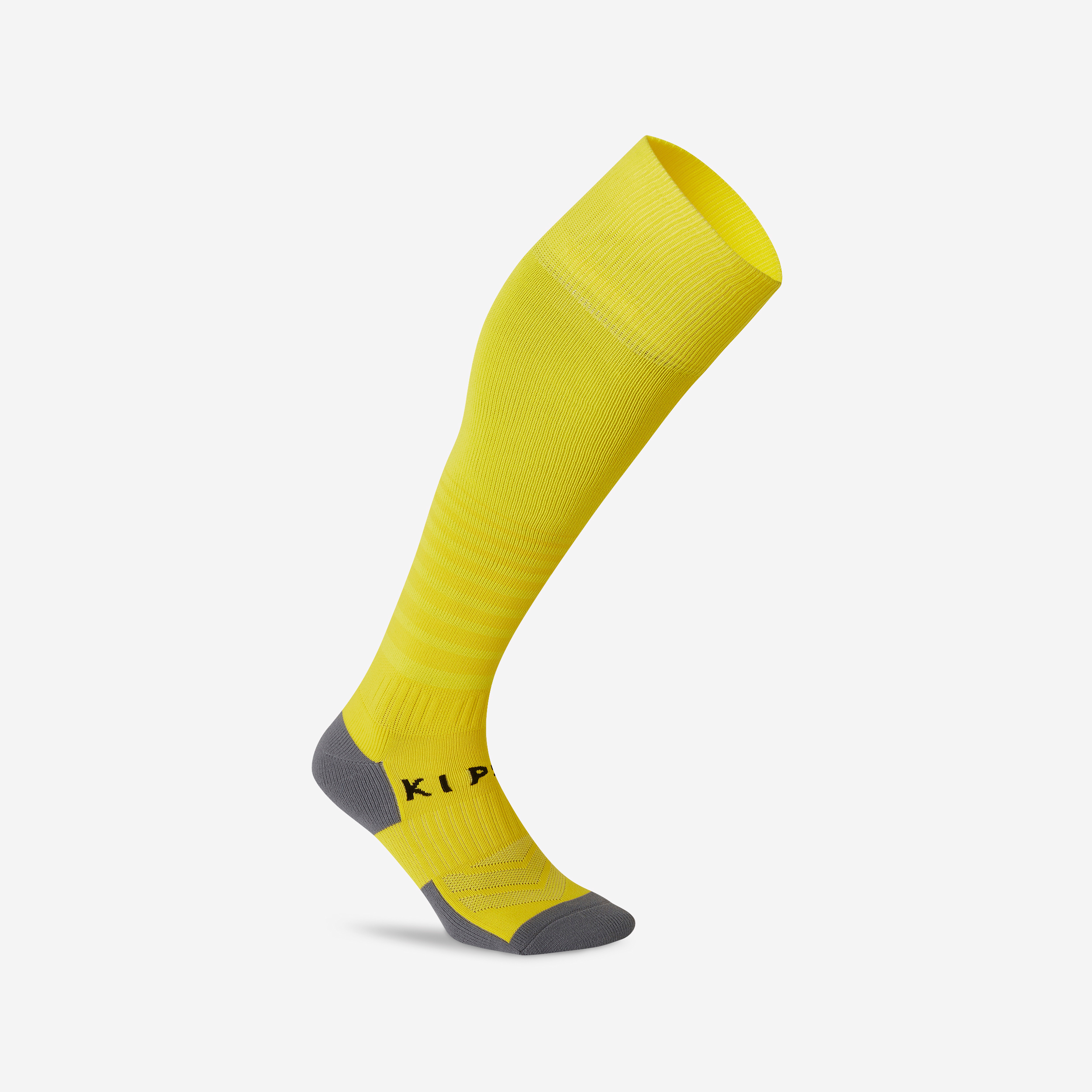 Chaussettes de football rayée enfant VIRALTO CLUB JR  jaune