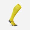 Kids' Football Socks Viralto Club - Yellow Striped