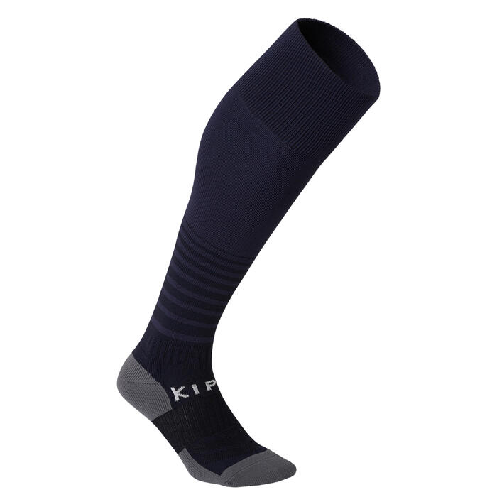F500 Adult Football Socks Black Decathlon