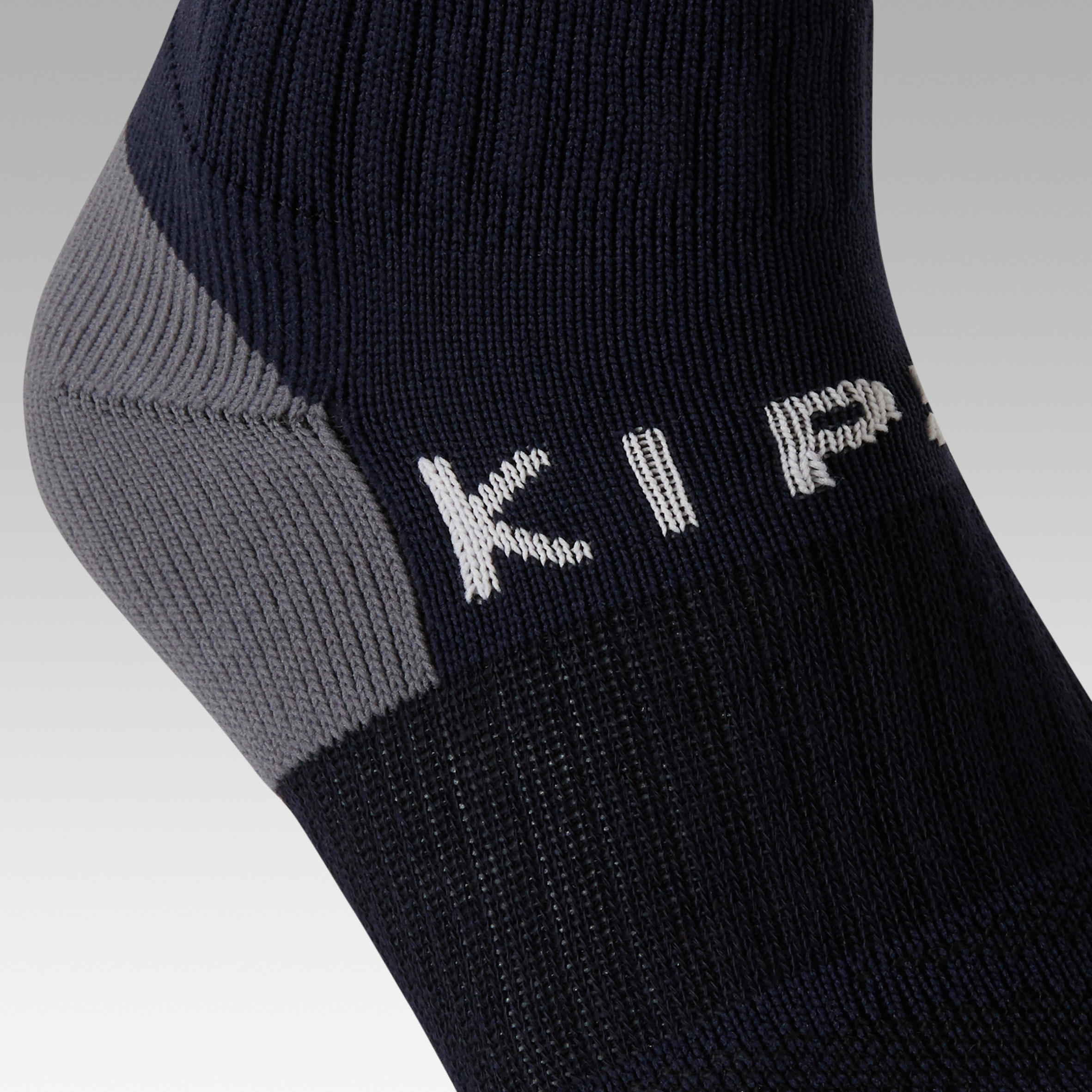 Kids' breathable football socks, navy 4/7