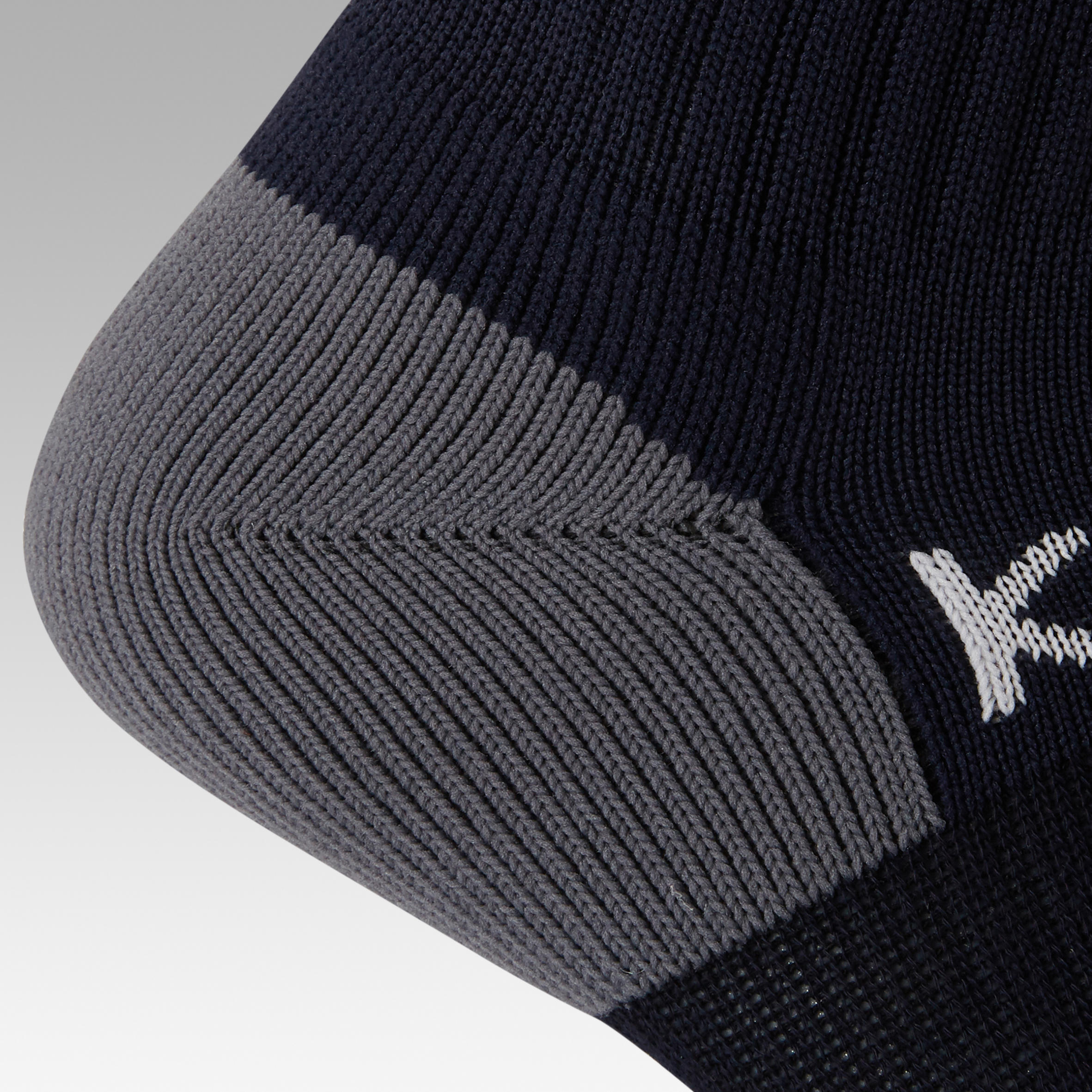 Kids' breathable football socks, navy 5/7