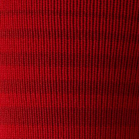Kaus Kaki Sepak Bola F500 Bergaris Anak - Merah